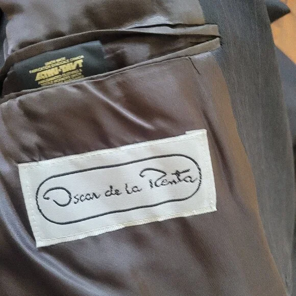 Vintage Wool Oscar De La Renta Blazer, 34 Short - Picture 5 of 12